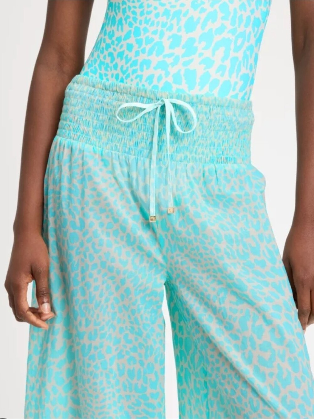 Kate Spade Regal Leopard Cover-up Pants